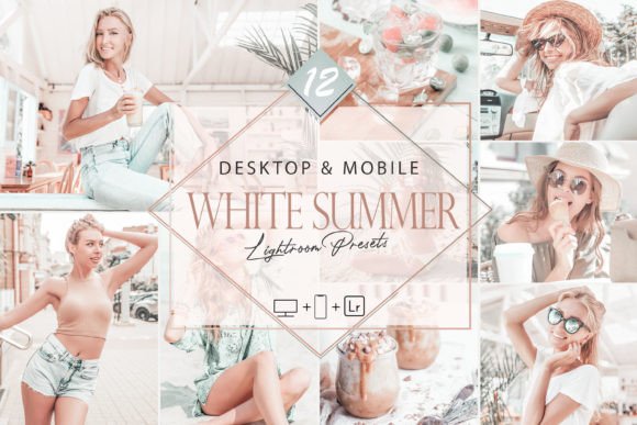 Download 12 White Summer Lightroom Presets,Bright - Summer lightroom presets Collection